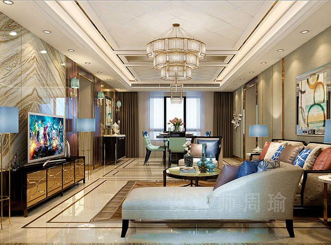 欧美大屌女世纪江尚三室两厅168平装修设计效果欣赏